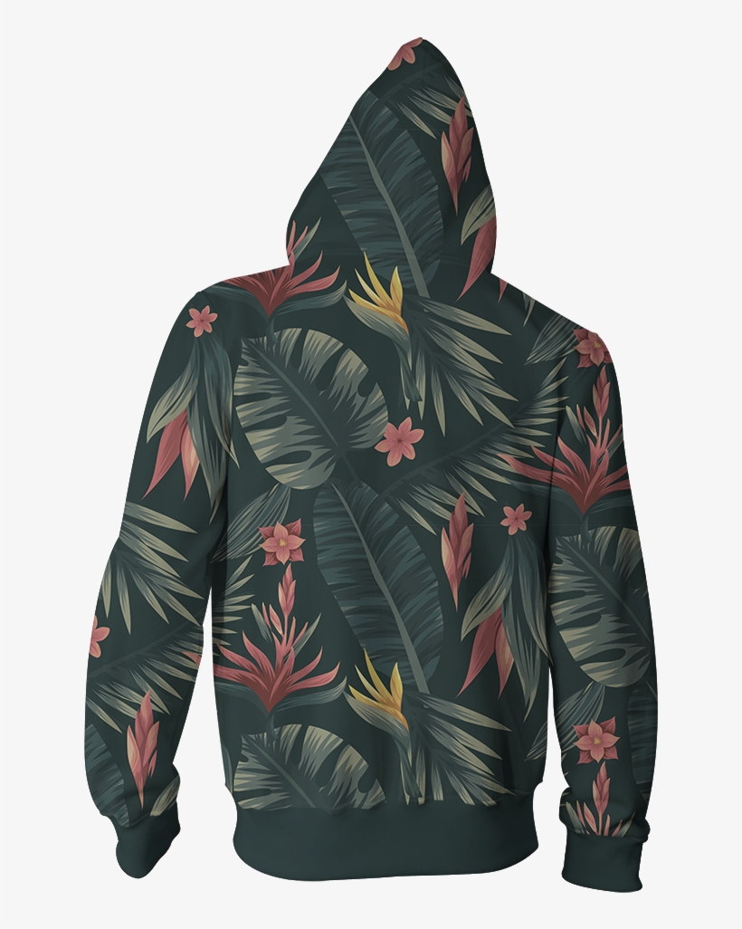 Studio Ghibli And Alice In Wonderland Zip Up Hoodie - Hoodie, transparent png