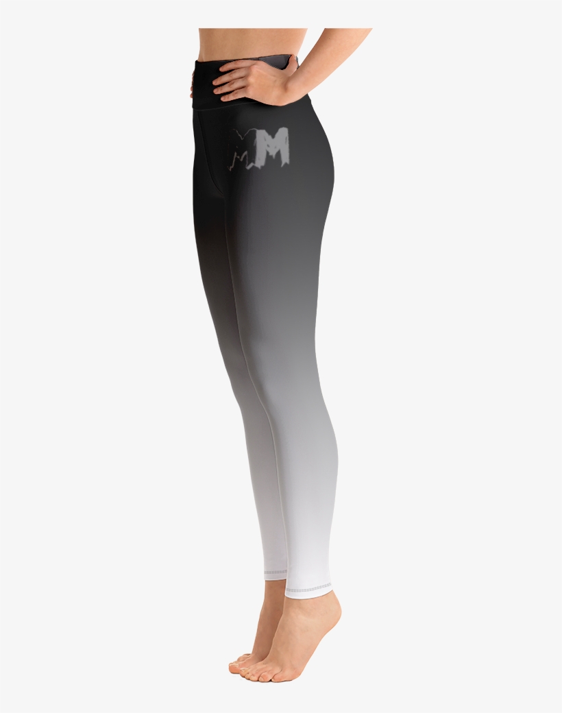 Fade 2 White Leggings - Yoga Pants, transparent png