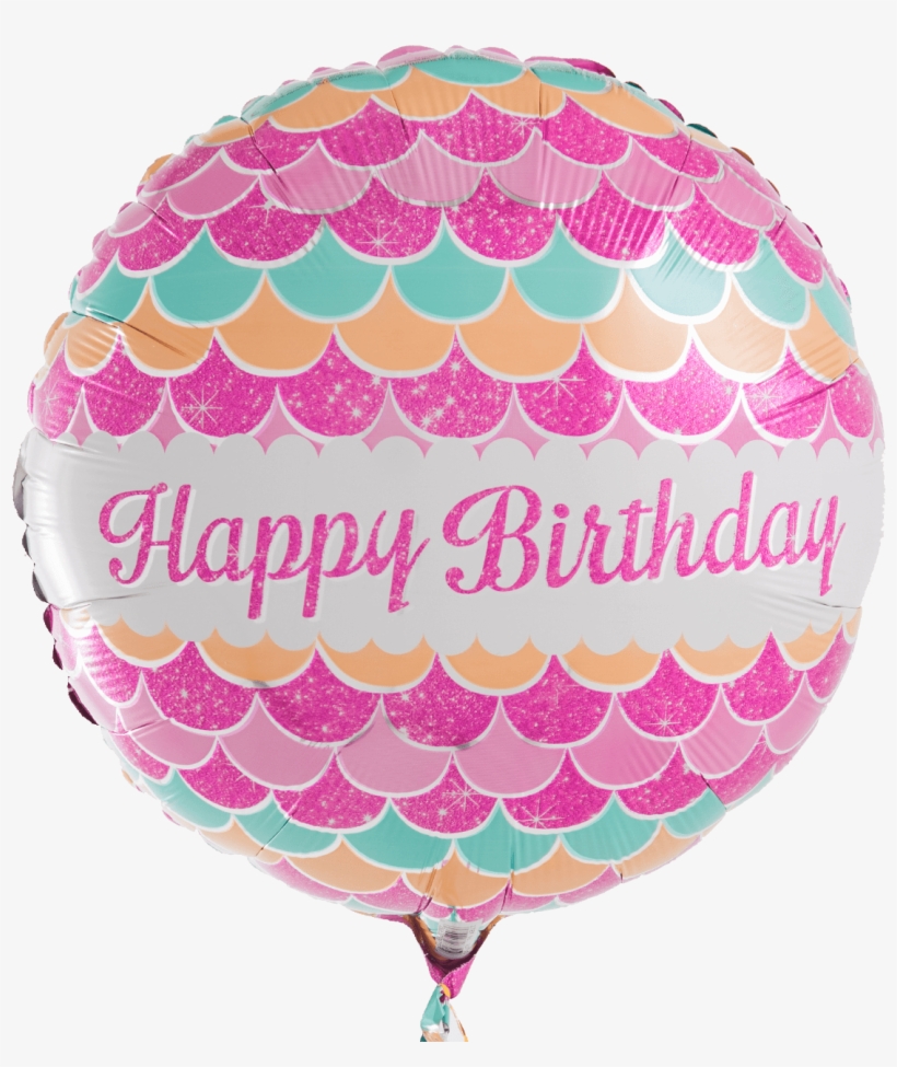 Pretty Pink Sparkle Birthday - Balloon, transparent png