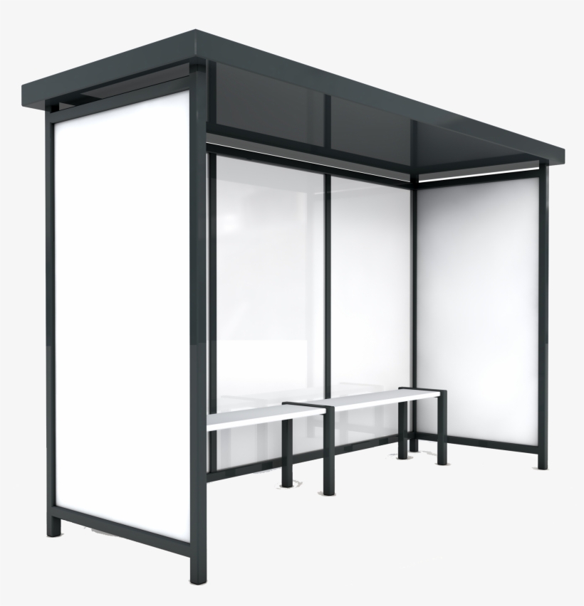 Advertising Stands And Billboards Png Royalty Free - Bus Stop Billboard Icon, transparent png