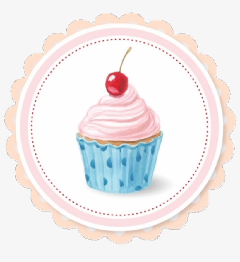 #cupcake #cupcakes #kawaii #kitten #pink #pastel #cute - Water Color Cupcake Png, transparent png