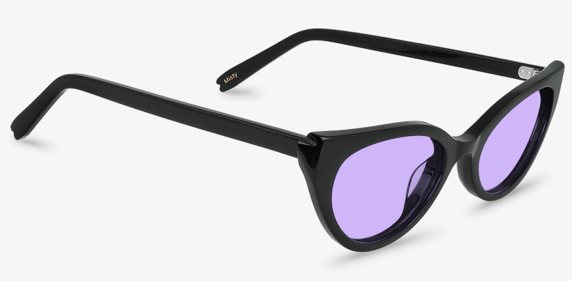 Misty Black - S - Plastic, transparent png