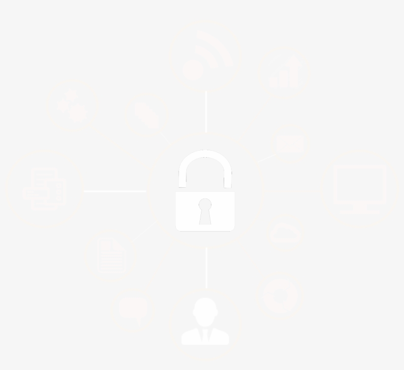 Managed Security Services Icon - Circle, transparent png