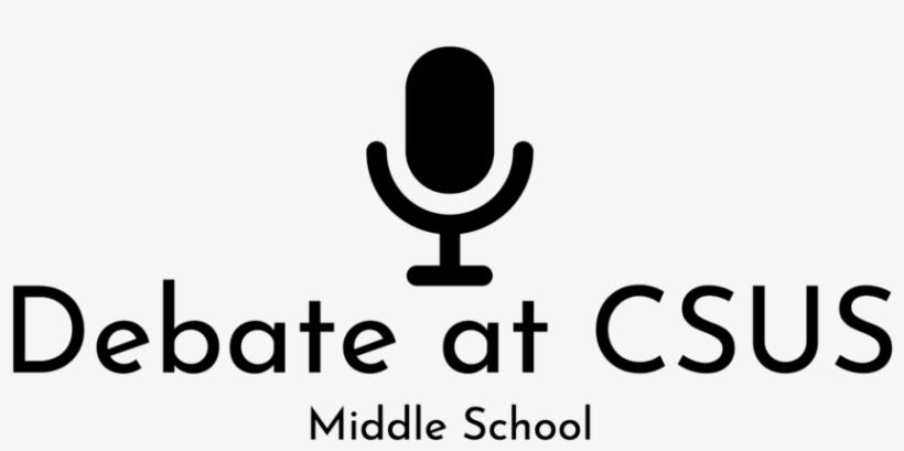 Debate At Csus Logo Black - Graphic Design, transparent png