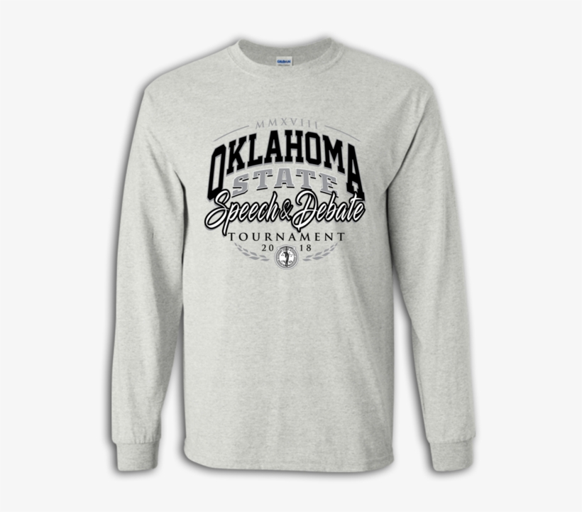 2018 Ossaa State Championship Speech & Debate Long - Long-sleeved T-shirt, transparent png