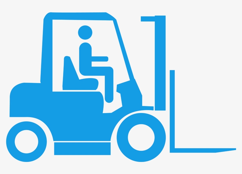 Vector Black And White Library Nissan Picker Truck - Forklift Logo, transparent png