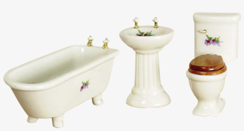 Furnish Your 1 Inch Scale Dollhouse With This 3 Piece, - Bathroom Sink, transparent png