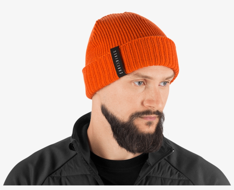 2019 Cube Edge Beanie In Orange - Beanie, transparent png