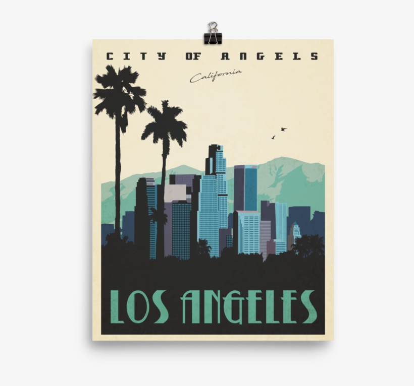 Los Angeles Travel Poster - Las Angeles Travel Poster, transparent png