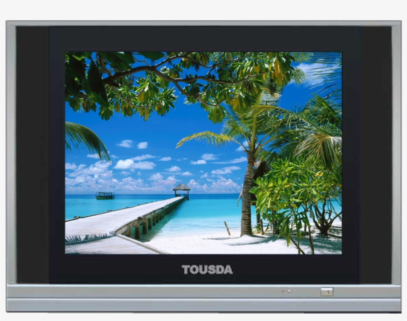 Crt Tv Png - Okinawa Beach, transparent png