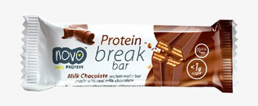 Novo Nutrition Milk Chocolate Protein Break Bar The - Chocolate Bar, transparent png