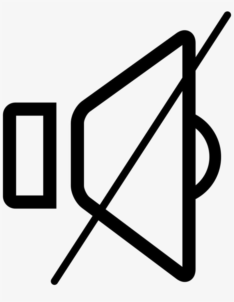 Png File Svg - Icono De Sonido Muteado, transparent png