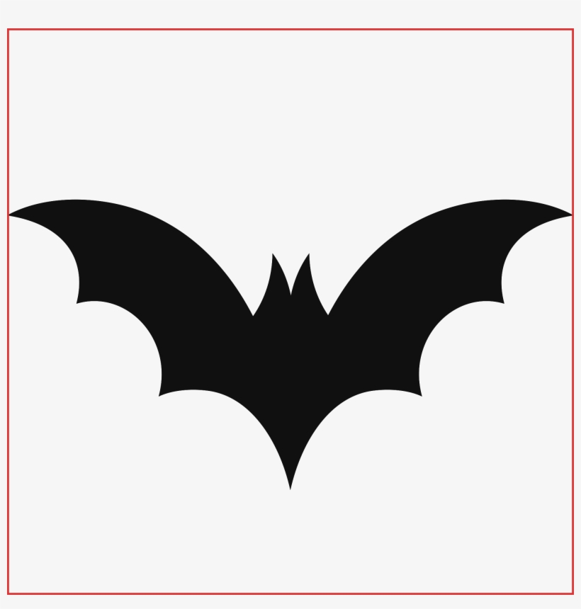 Open - Cartoon Bat Silhouette, transparent png