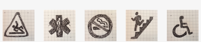 For The Icon Design Portion Of The Evening I Went The - Sketch, transparent png