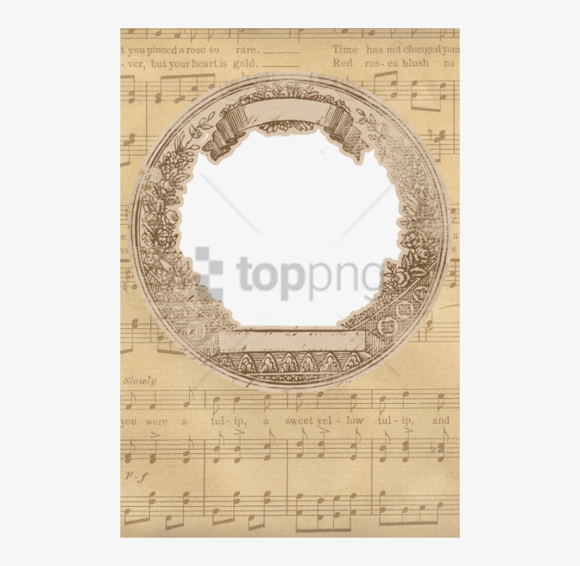 Free Png Download Music Vintage Frames Png Images Background - Music Vintage Frames, transparent png