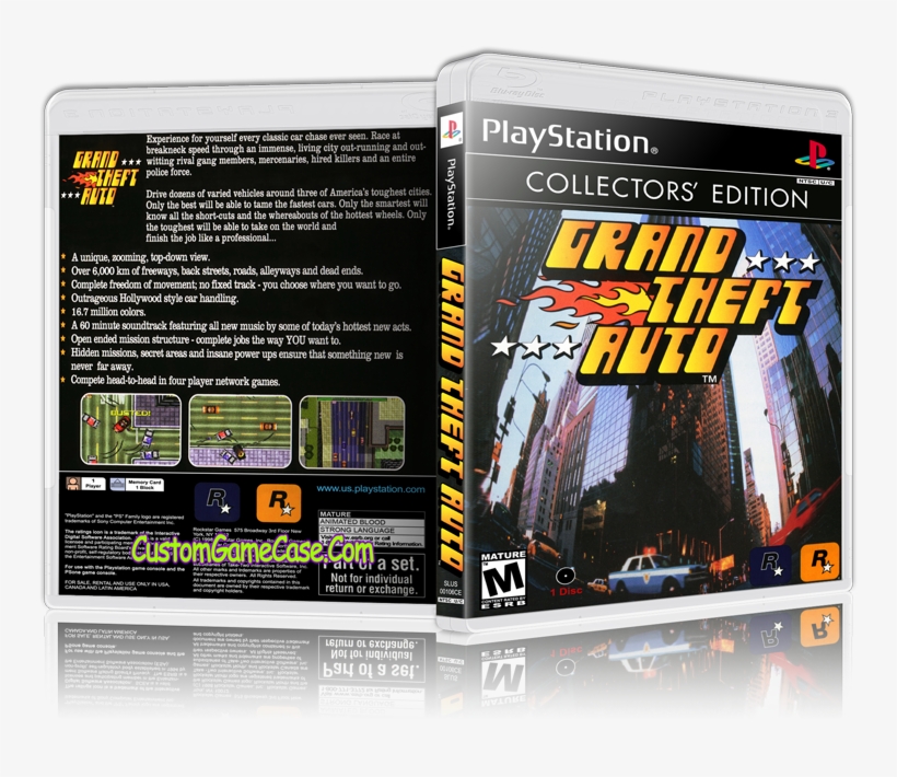 Grand Theft Auto - Ps1 Games Greatest Hits, transparent png