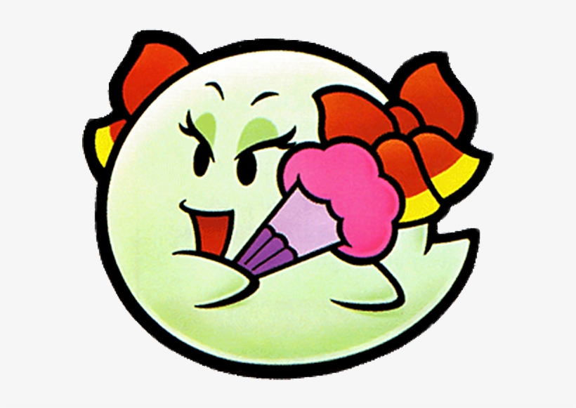 Paper Mario 64 Lady Bow, transparent png