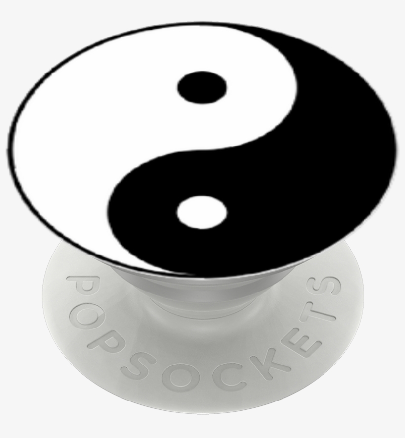 Yin Yang, Popsockets - Circle, transparent png
