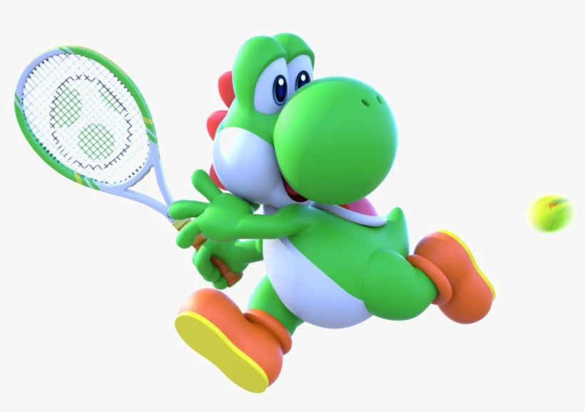 Mario Tennis Aces Png Picture - Yoshi Mario Tennis Aces, transparent png