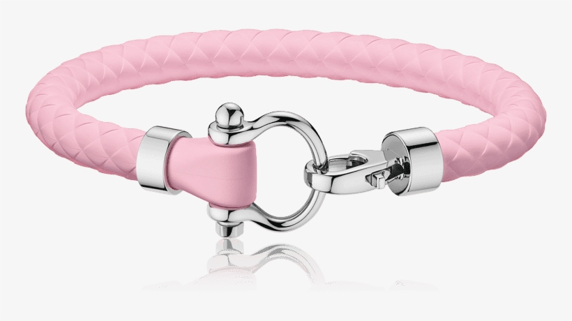 Bracelet Sailing Bracelet In Stainless Steel And Pink - Omega Bracelet Pink, transparent png