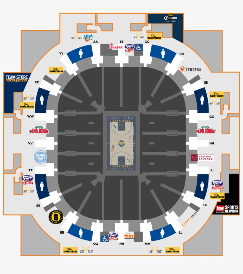 Vivint Smart Home Arena Map Best Of Vivint Smart Home - Circle, transparent png