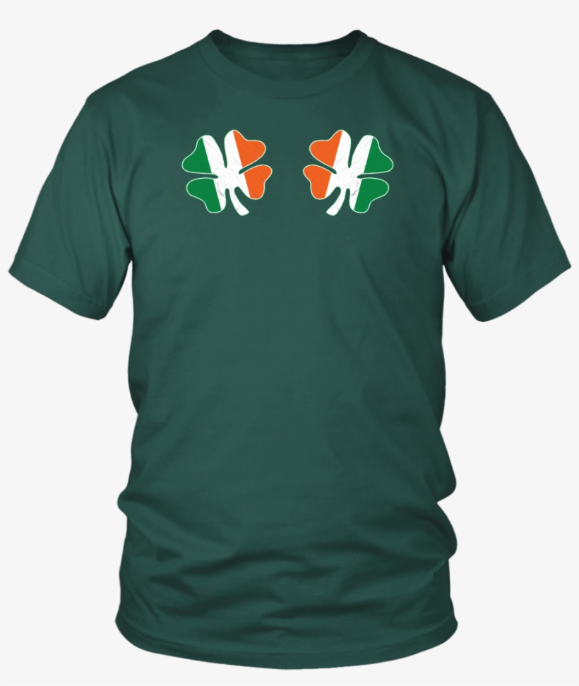 Irish Flag Shamrock Boobs Funny St Patrick's Day T - Larry Bernandez T Shirt, transparent png