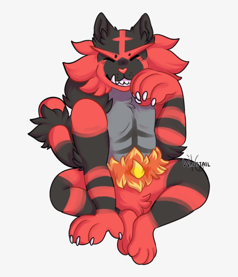 Incineroar Sticker - Cartoon, transparent png