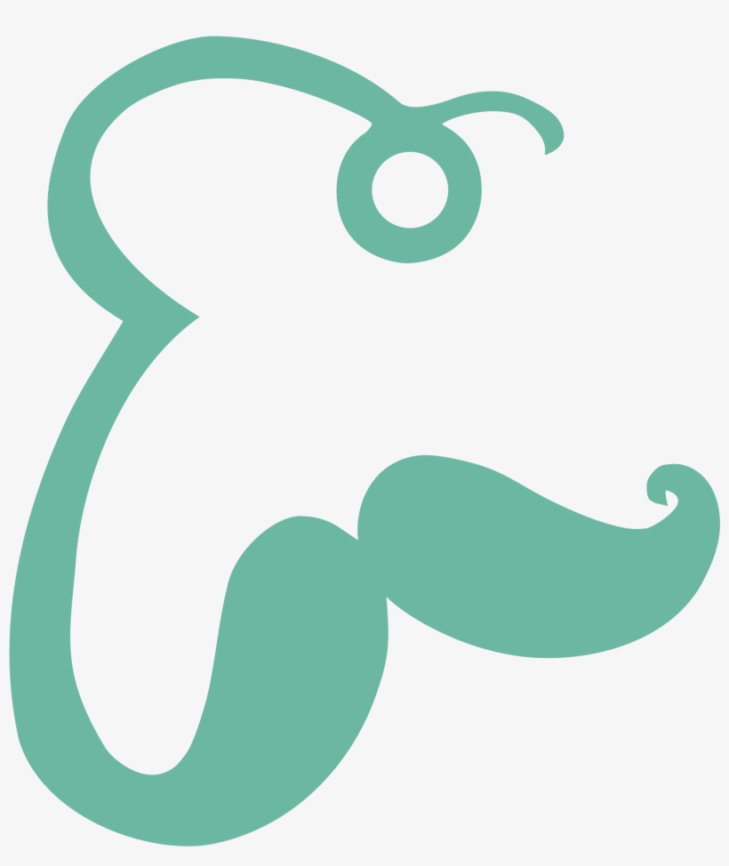 Mustache Clipart Monocle - Illustration, transparent png