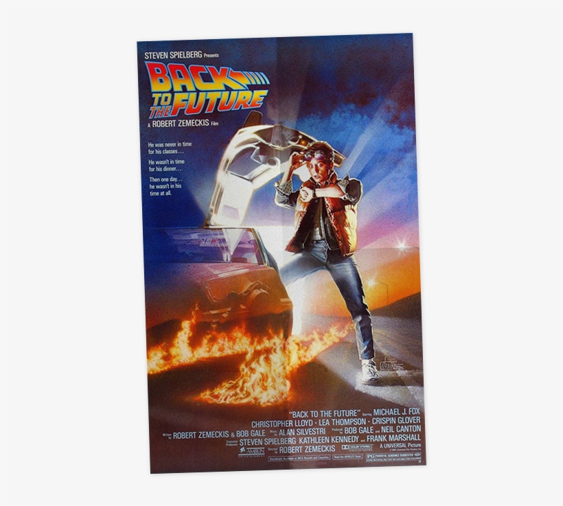 From Psycho To Jurassic Park - Back To The Future Poster, transparent png