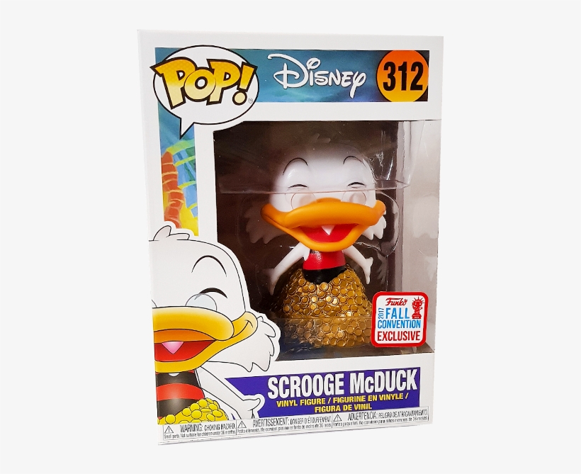 Scrooge Mcduck Nycc 2017 Us Exclusive Pop Vinyl Figure - Disney, transparent png