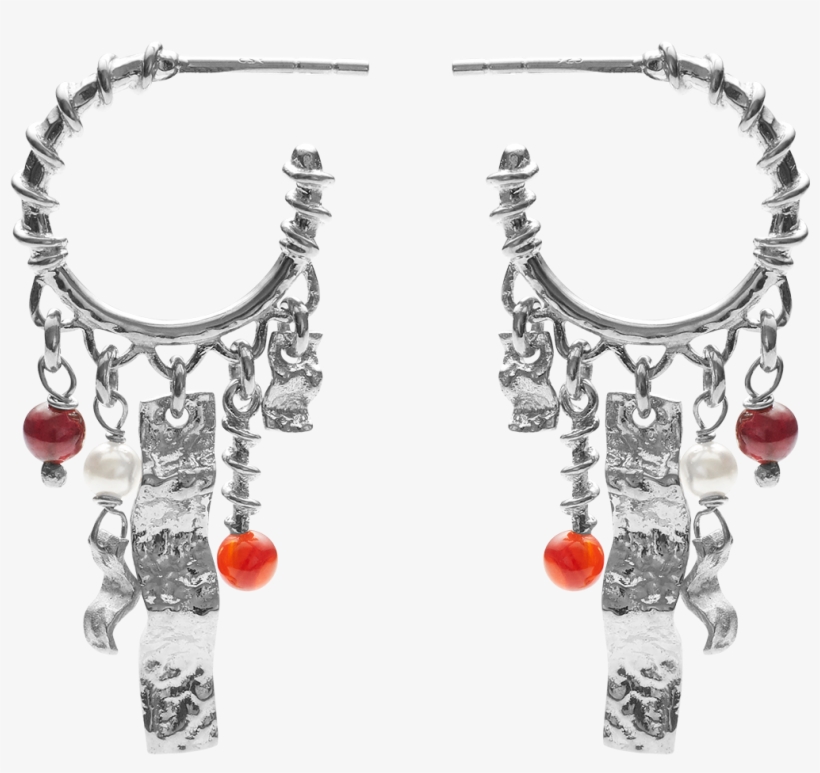Earrings, transparent png