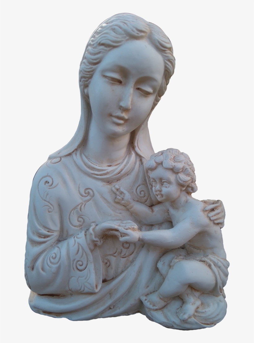 The Madonna And Child 19cm Bust - Statue, transparent png