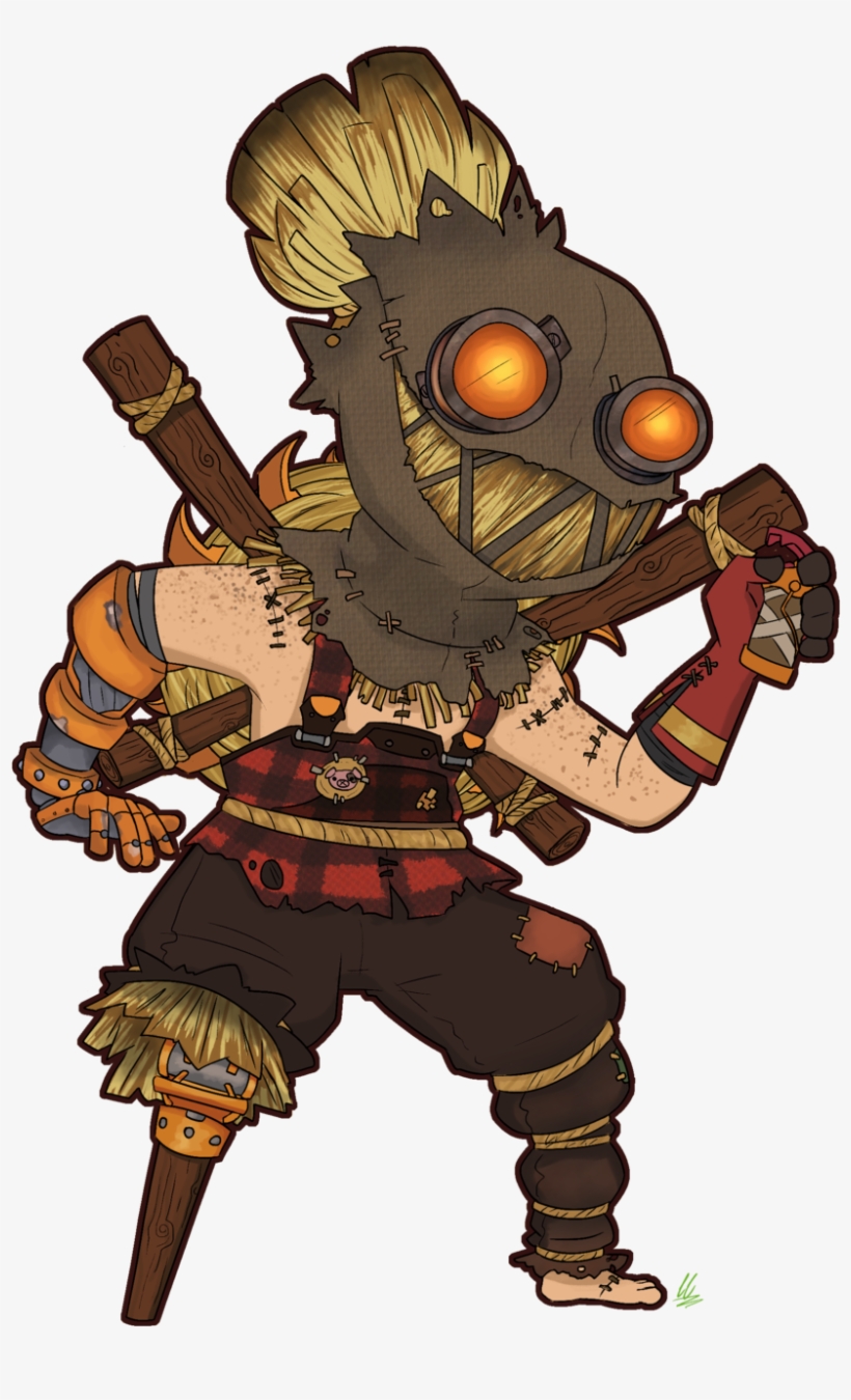 I Did Some Line Art Of One Of My Favorite Junkrat Skins - Cartoon, transparent png