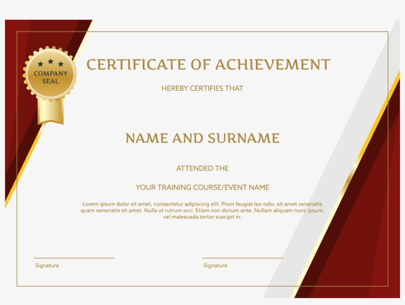 Certificate Png Free Download - Border Certificate Png, transparent png