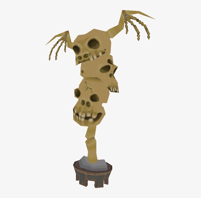 Skull Tower Idol - Wind Waker Skull, transparent png