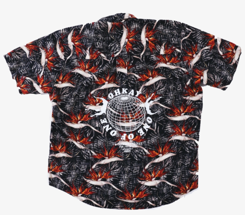 Dark Floral Back - Tiger, transparent png