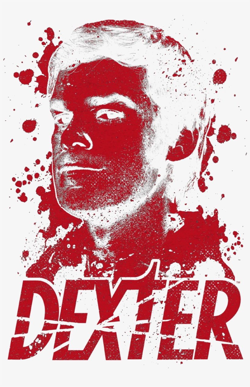 Dexter Born In Blood Juniors V Neck T Shirt - Poster, transparent png
