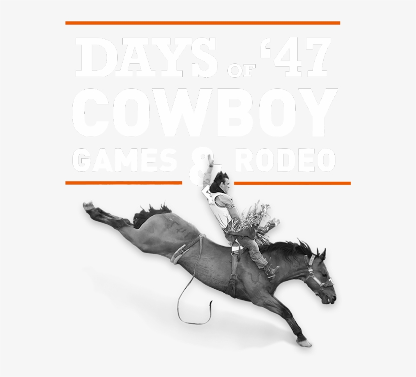 Days Of 47 Cowboy Games Rodeo - Mare, transparent png