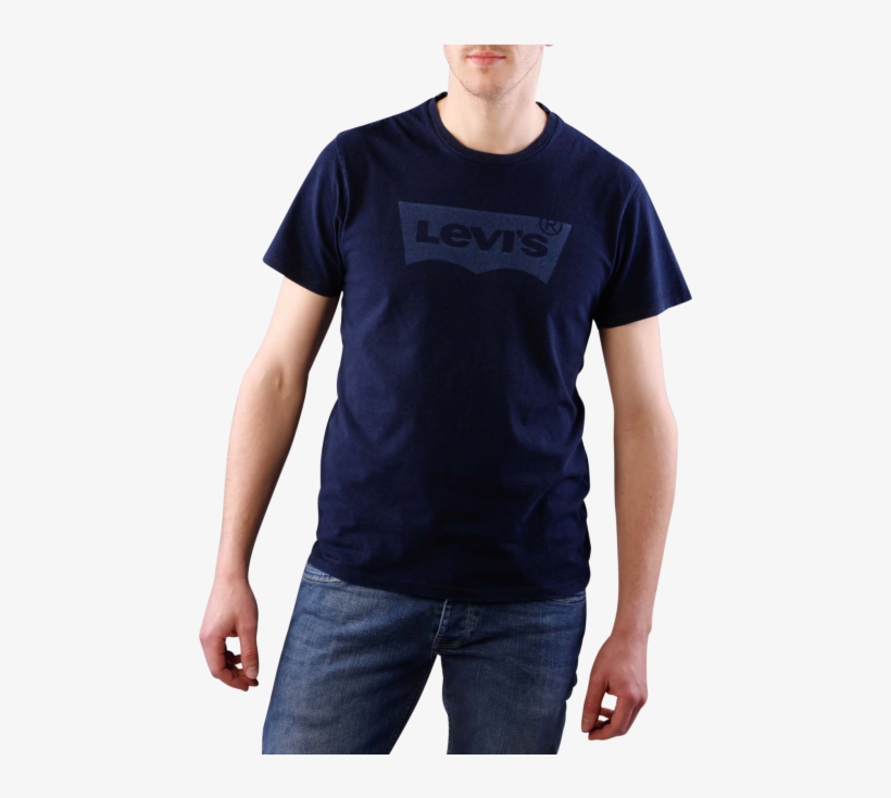 S Housemark Graphic T-shirt Laser Indigo - Man, transparent png