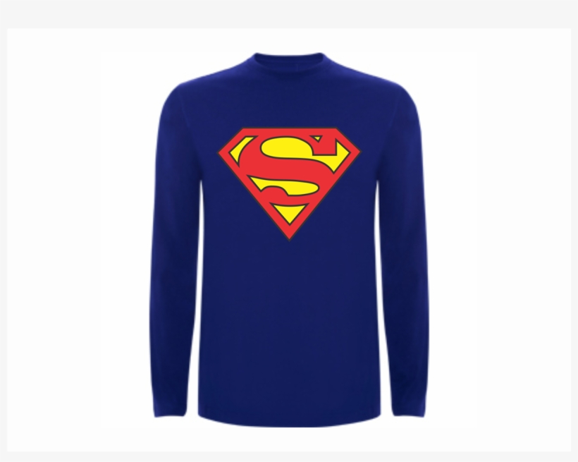 T Shirt Ls Superman - Superman Logo, transparent png