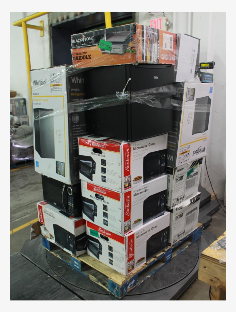 Pallet 16 Pcs Microwaves, Bar Refrigerators & Water - Shelf, transparent png