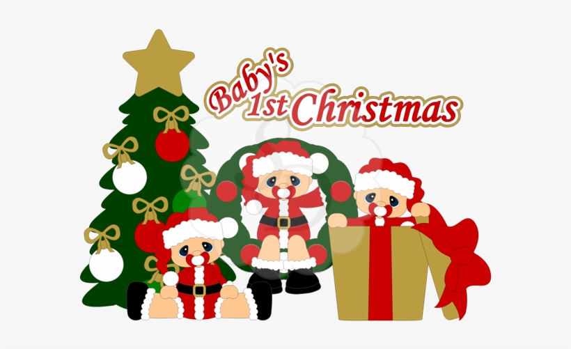Baby S Picture Free Download Techflourish Collections - Baby's 1st Christmas Clipart, transparent png