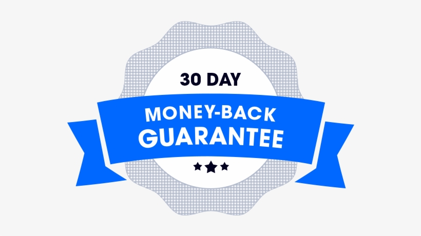 There Are No Refunds After The First 30 Days - 30 Day Money Back Guarantee Blue, transparent png