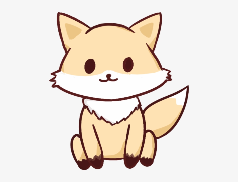 Kawaii Fox Png, transparent png