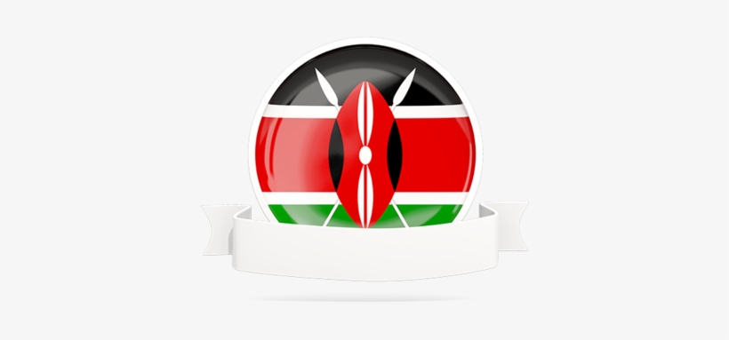 Kenya Flag Ribbon Png, transparent png