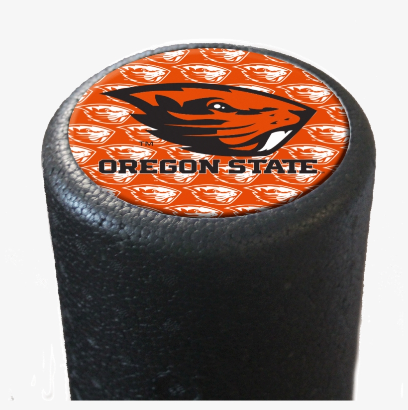Oregon State Beavers Foam Roller - Label, transparent png