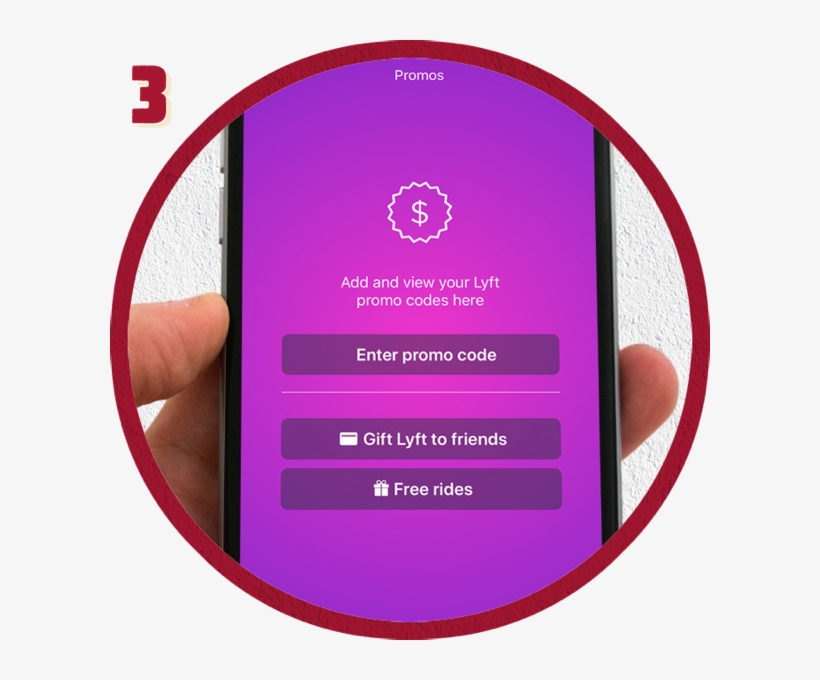 Receive A Credit Of Up To $10 When You Enter Your Lyft - Circle, transparent png