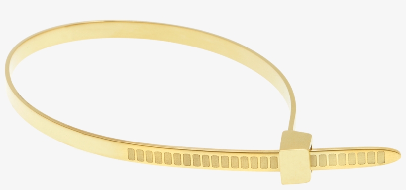 Zip Tie Bracelet - Gold Zip Ties, transparent png