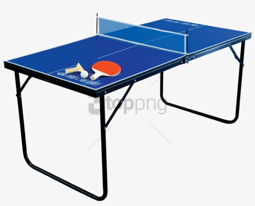 Free Png Table Tennis Table Small Png Image With Transparent - Mini Ping Pong Table, transparent png