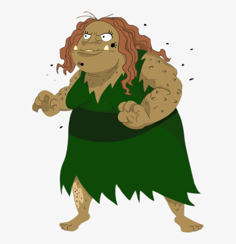 Bat Pat Character Grundulla The Ugly Ogre - Cartoon, transparent png